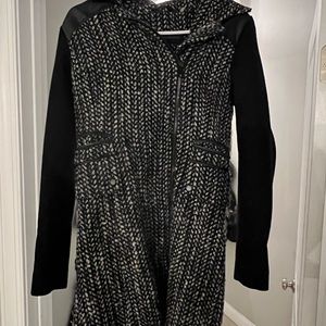 MARC New York Black and white coat